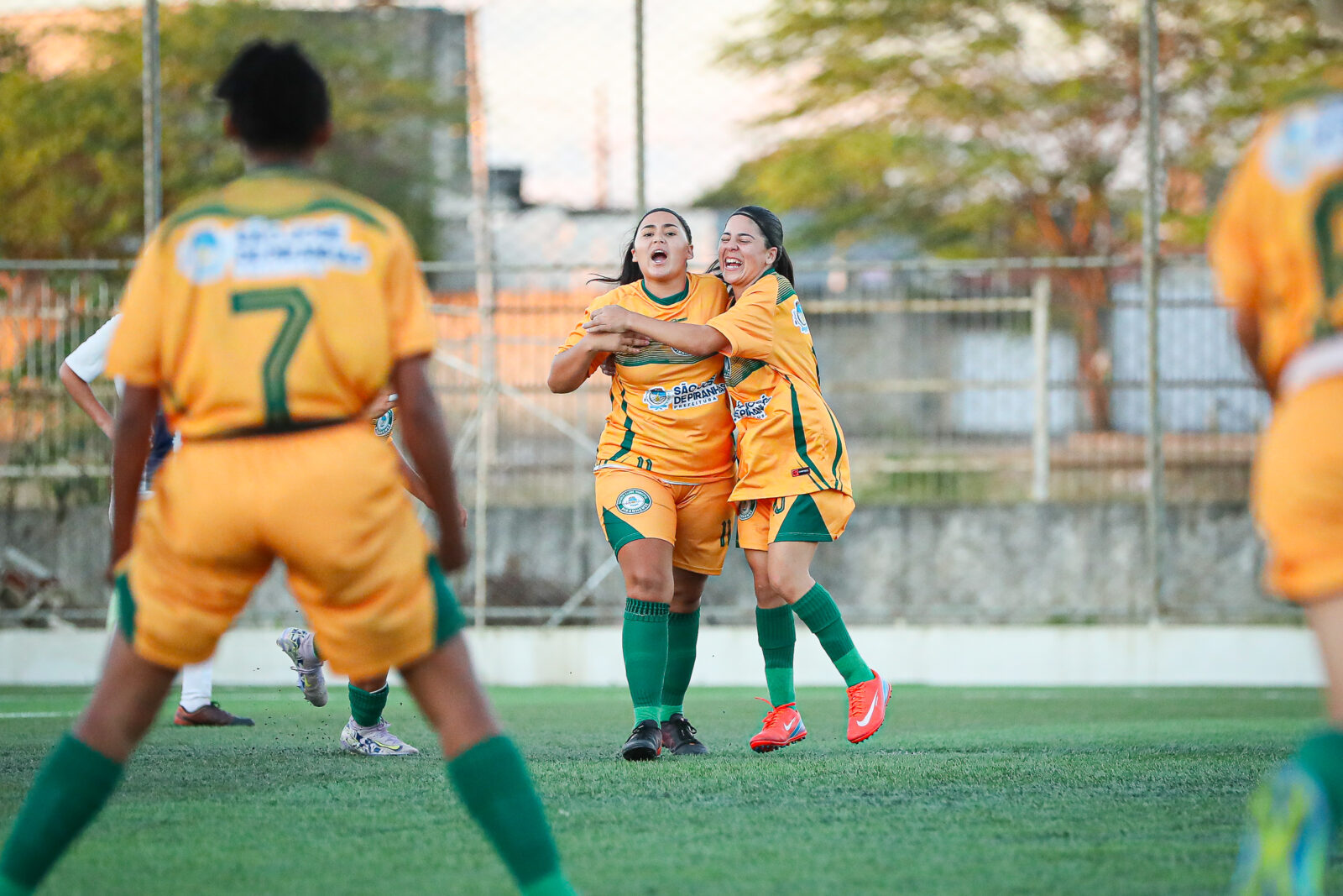 Piranhense comemora gol da classificação